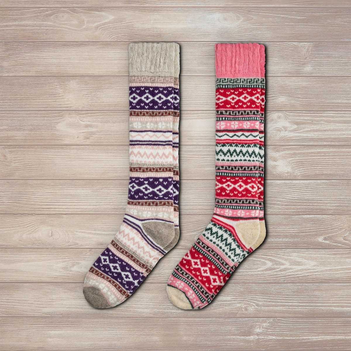 Chaussettes Montantes Ida (2 Paires)