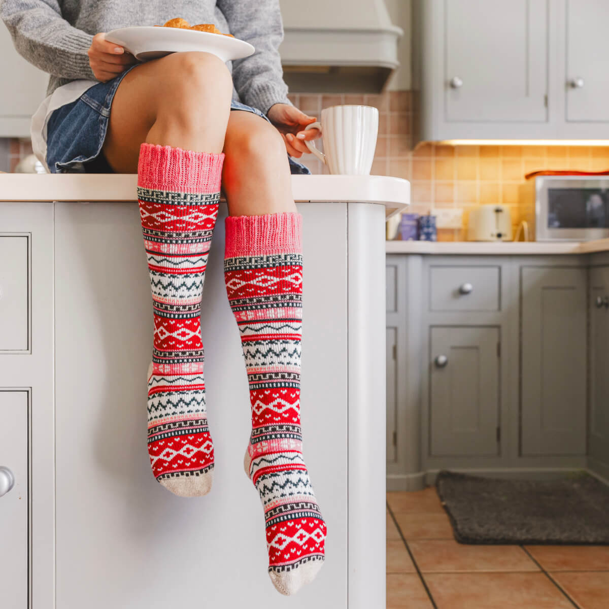 Ida Knee-High (2 pairs) - Nordic Socks CA