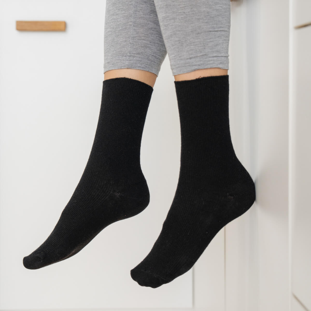 Sensitive Black Socks - Nordic Socks