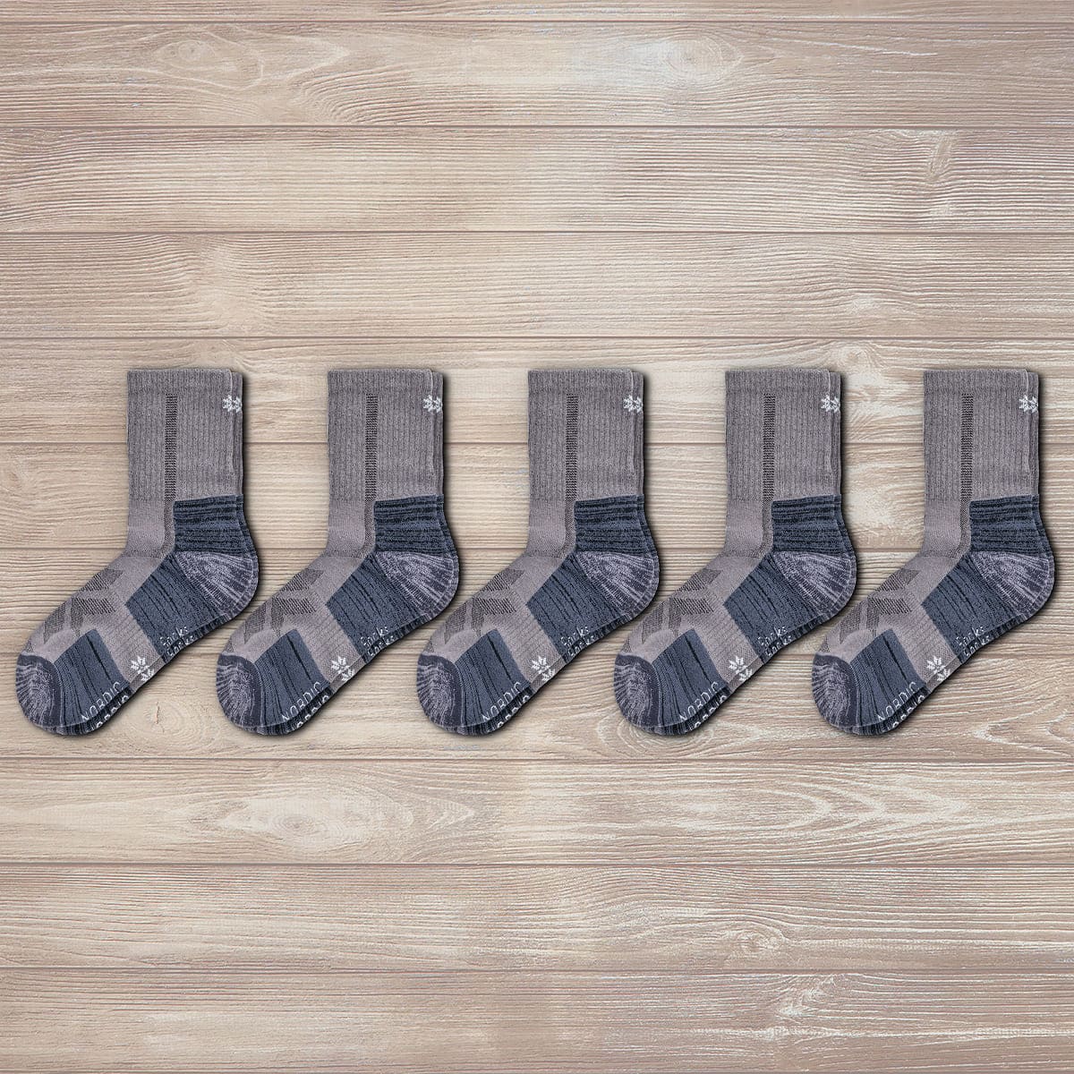 Hiking - Grey (5 pairs)