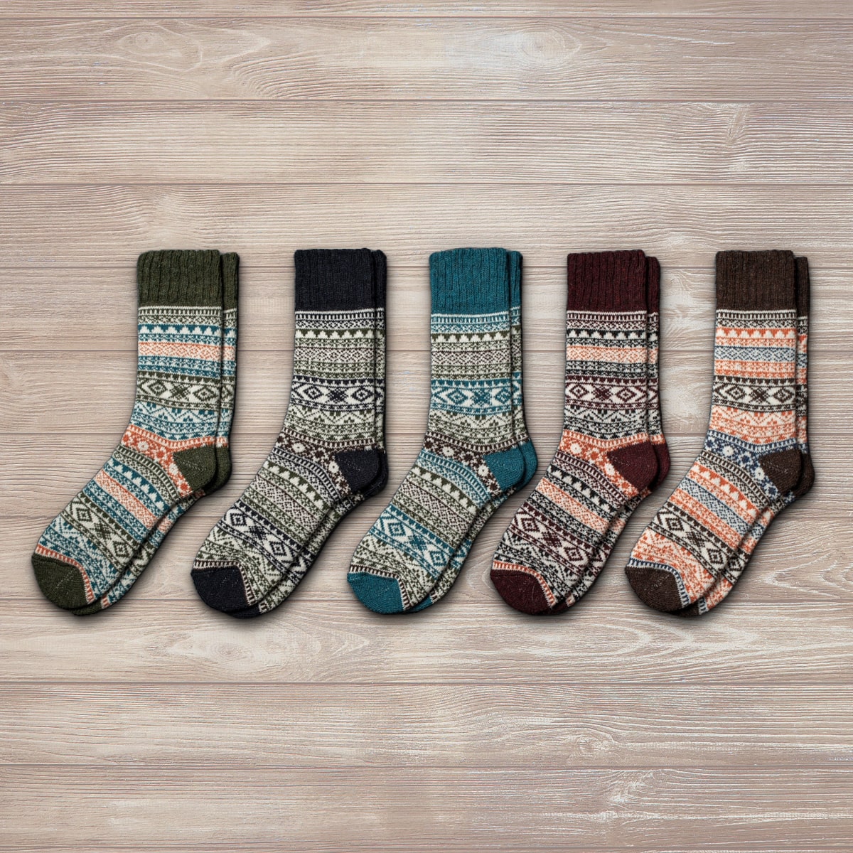 Arne Wool (5 pairs) - Nordic Socks CA